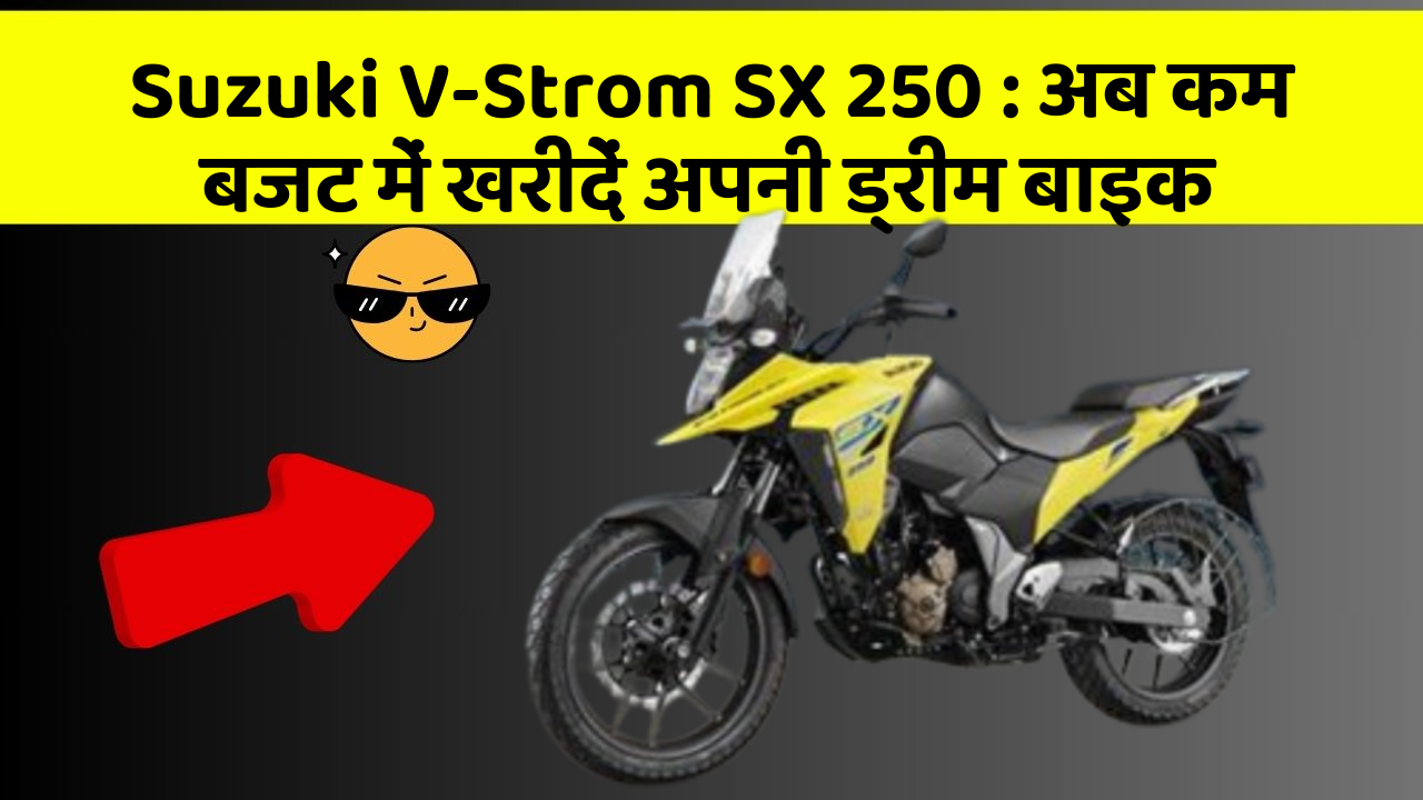 Suzuki V-Strom SX 250 : अब कम बजट में खरीदें अपनी ड्रीम बाइक