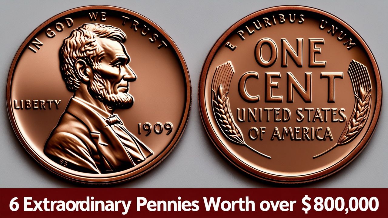 6 Rare Pennies That Could Be Worth Over $800,000