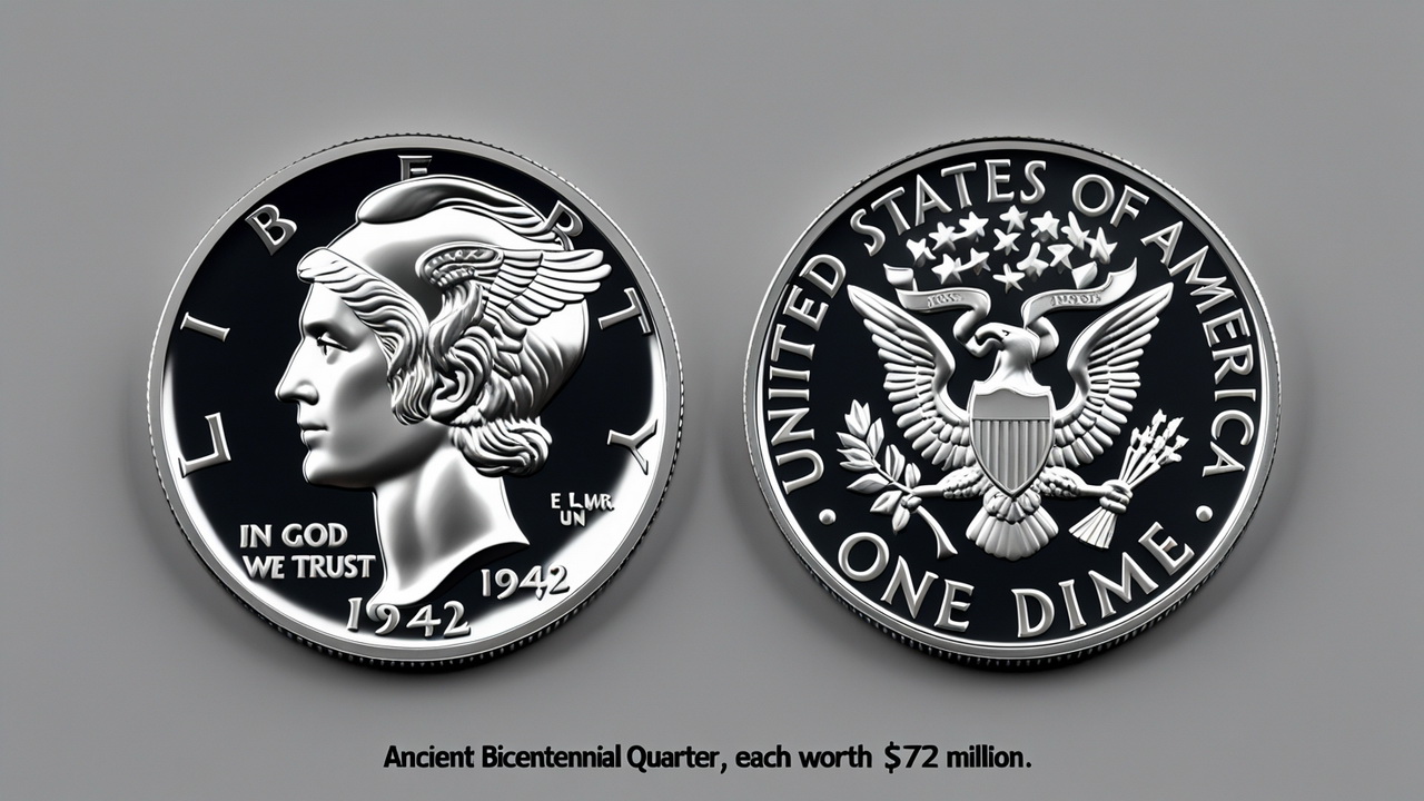 Bicentennial Quarter Worth $72 Million Each