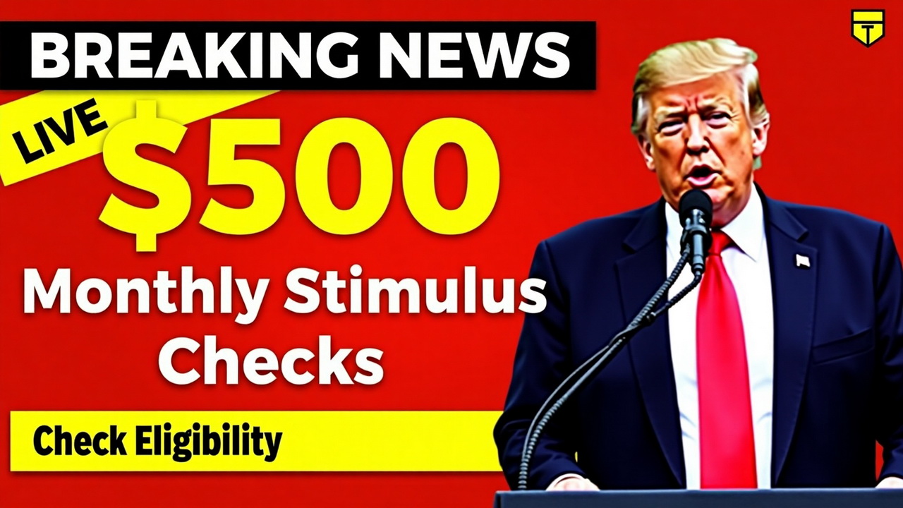 $500 Monthly Stimulus Checks Available in 2025