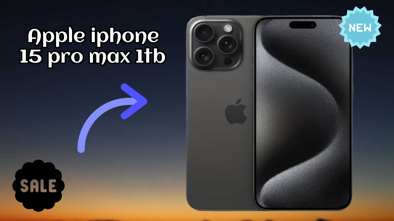 Apple IPhone 15 Pro Max 1TB at ₹174,900 - Best Deal Available
